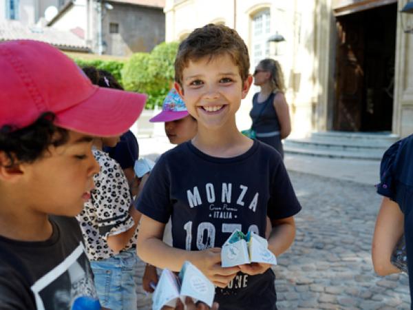 Enfants qui participent au programme