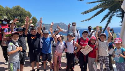 Photo d'un groupe d'enfants participant au programme " Rendez-vous aux jardins"